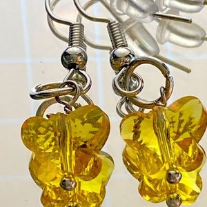 Butterfly dangle earring great for summer!